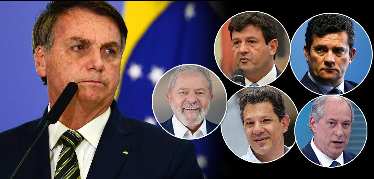 Em nova pesquisa Bolsonaro perde para Lula, Ciro e Mandetta no 2ª turno