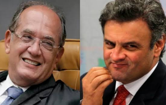 Gilmar segura recurso  sobre investigação ligada a Aécio há quase 2 anos