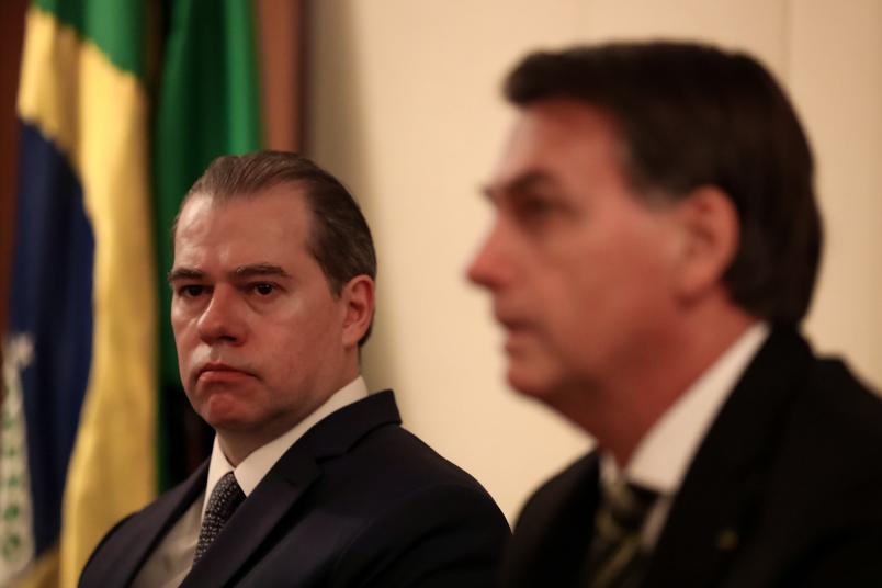 Bolsonaro da aval a PF para pedir ao STF abertura de inquérito sobre Dias Toffoli, após vazamento do Tratolão