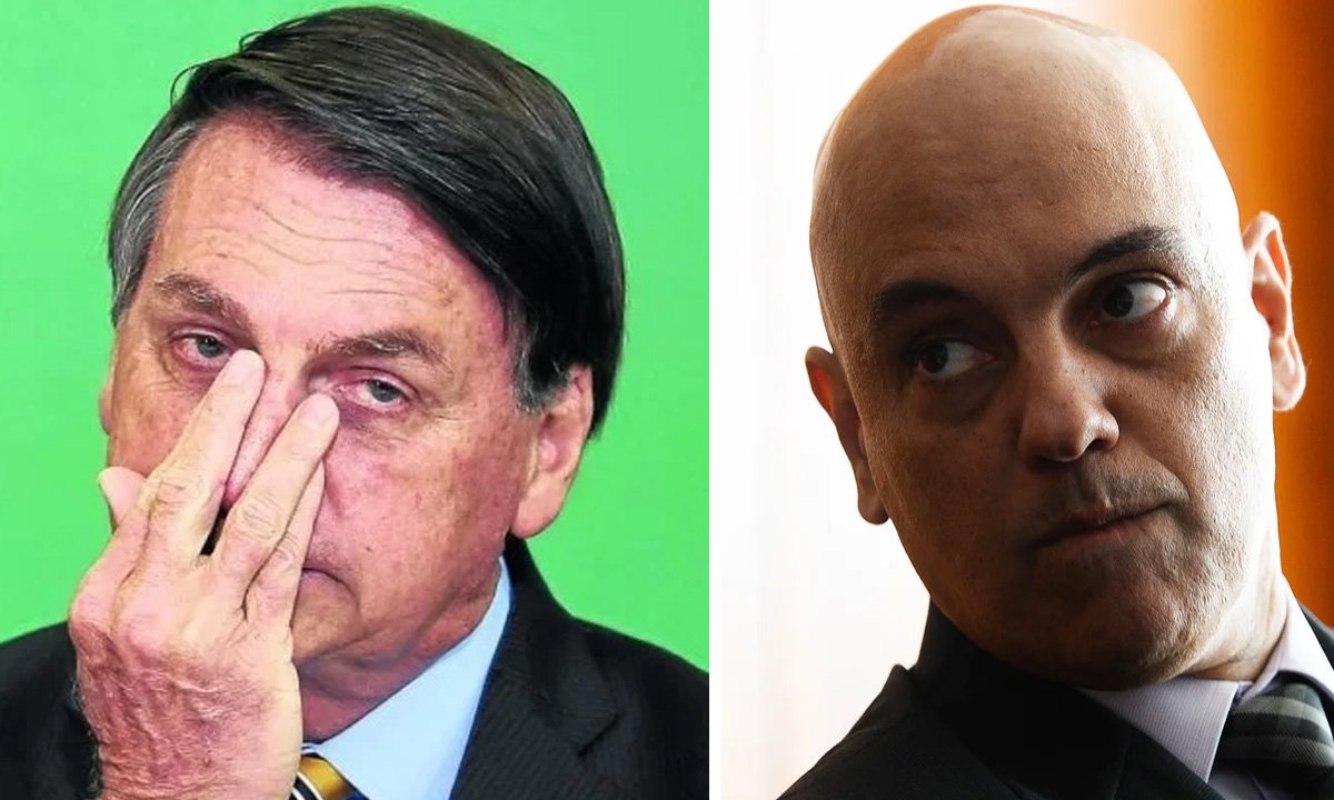 URGENTE: Alexandre de Moraes, intima Bolsonaro para depor na PF presencialmente amanhã