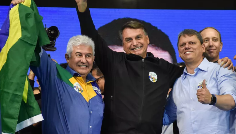 Bolsonaro cresce em SP e ‘puxa’ Tarcísio e Marcos Pontes em intenções de voto